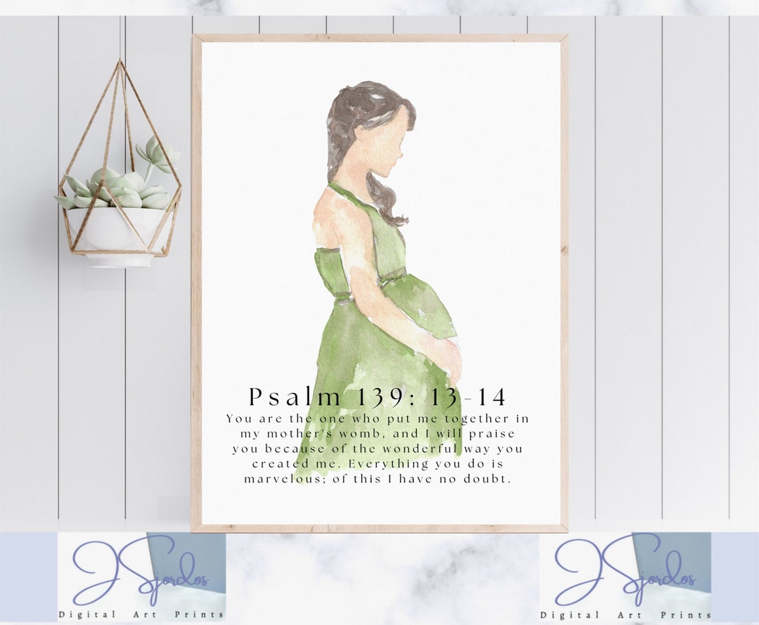Psalm 139 1314 Christian Baby Shower, Religious Baby Shower Gifts