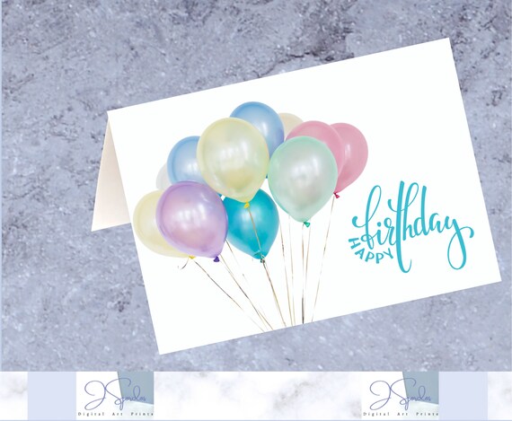 Happy Birthday Card Printable Cards Happy Birthday Card for - Etsy