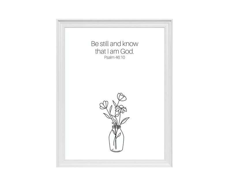 Printable Bible Verse Christian Wall Art Religious Home Decor | Etsy