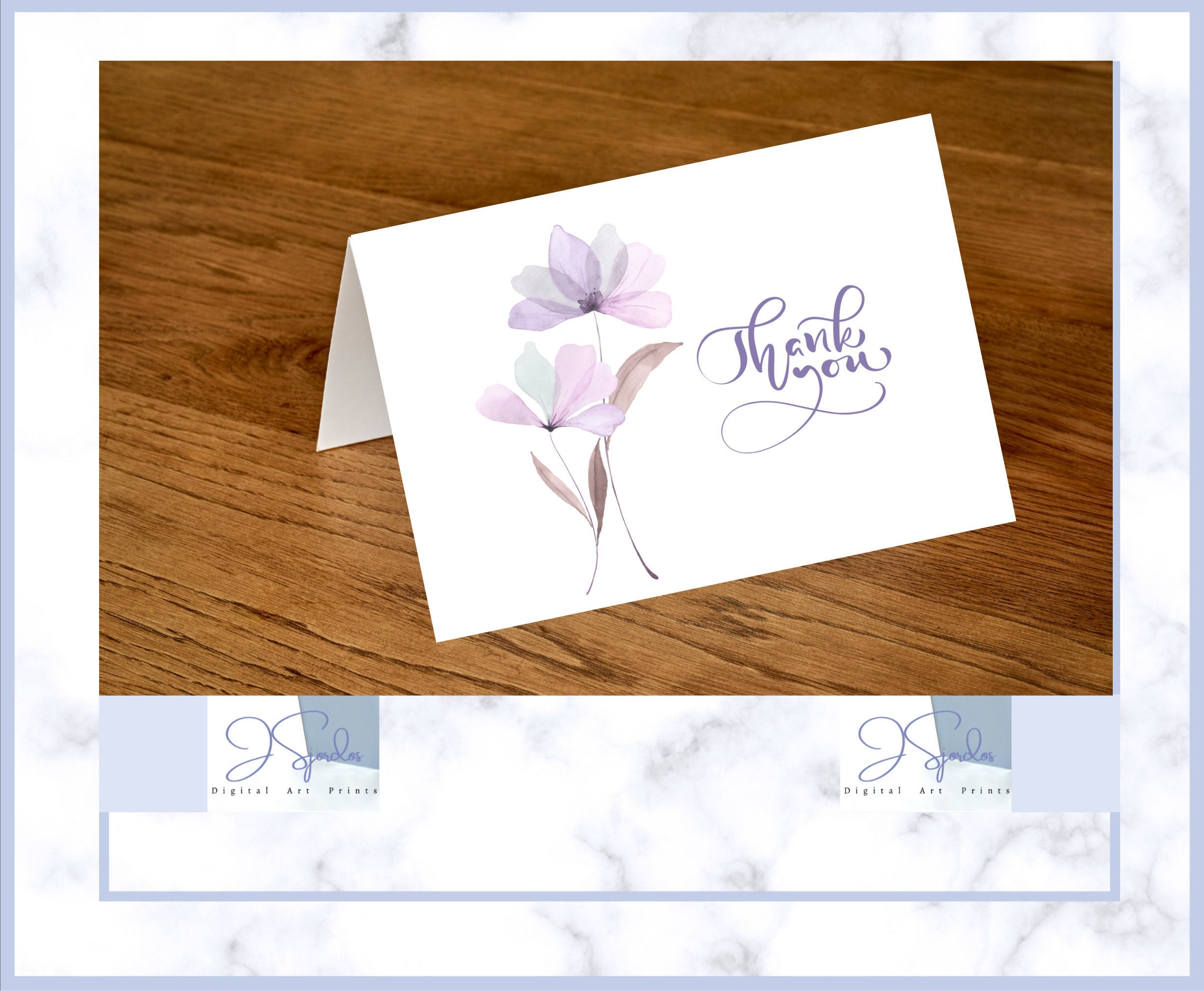 Thank You Card Printable Cards Thank You Card for Friend - Etsy