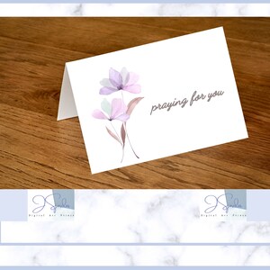 Praying for You Card, Printable Cards Praying for You, Cards for Friend ...