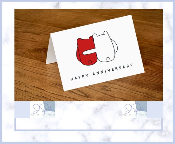 Printable Happy Anniversary Card Printable Cards for | Etsy