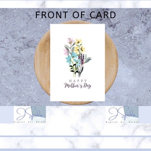 Printable Card for Mom, Cards for Mom, Mother's Day Cards, Mothers Day ...