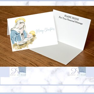 Printable Christmas Card, Religious Christmas Cards, Christian ...