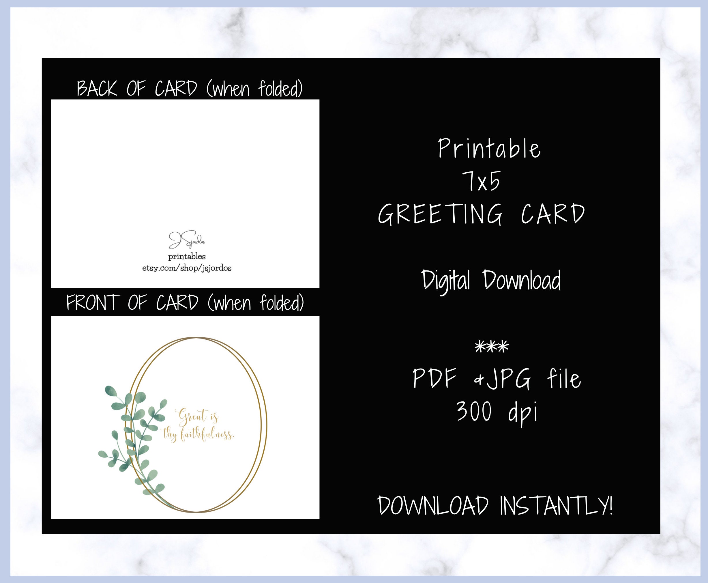 Encouragement Card Christian Printable Cards for - Etsy