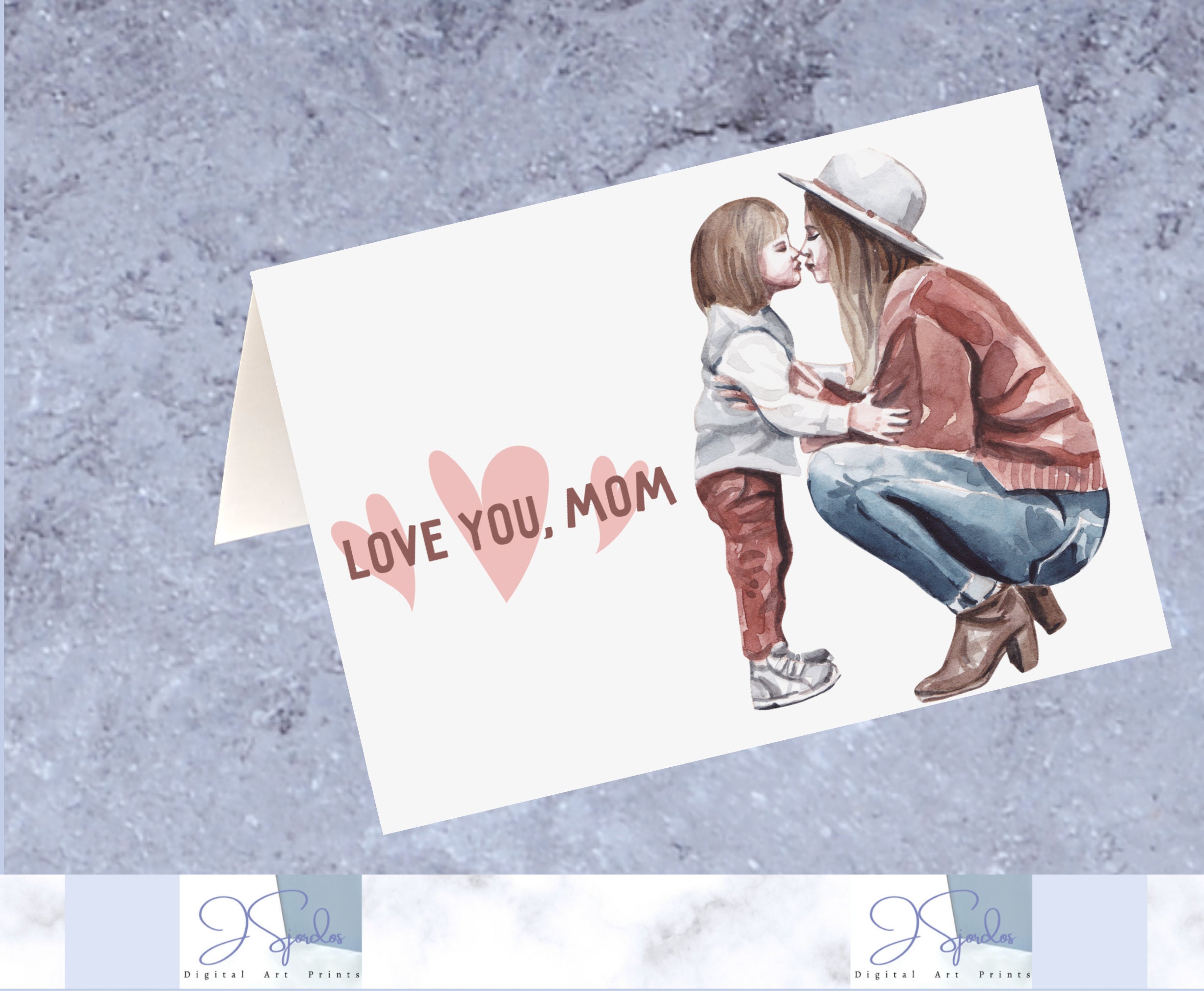Card for Mom, Printable Card for Mom, Mothers Day Card Printable ...