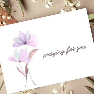 Praying for You Card, Printable Cards Praying for You, Cards for Friend ...