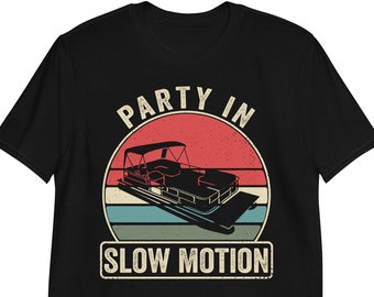 Funny Pontoon Boat Shirt Captain T-shirt Pontooning Gifts For Men Women Party Life Lover Vintage Boating Tank top TShirt  Sweatshirt Hoodie