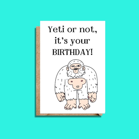 Printable Birthday Card Funny Birthday Card Downloadable | Etsy