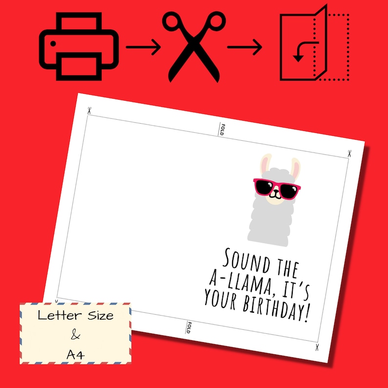 Printable Birthday Card Funny Funny Birthday Card - Etsy
