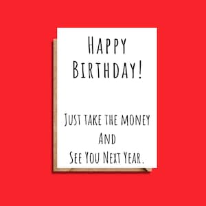 Printable Birthday card funny, Funny Birthday card, Downloadable Instant Download & Print, Funny Pun Birthday Card, Greeting Card