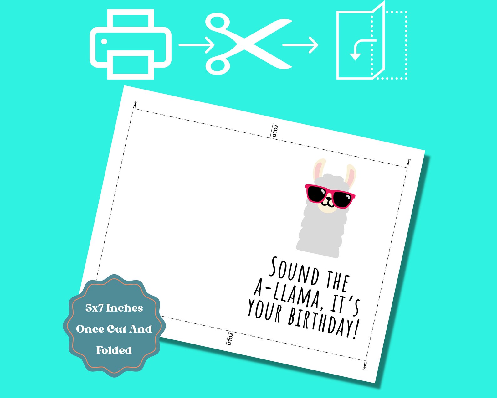 Printable Birthday Card Funny, Funny Birthday Card, Downloadable ...