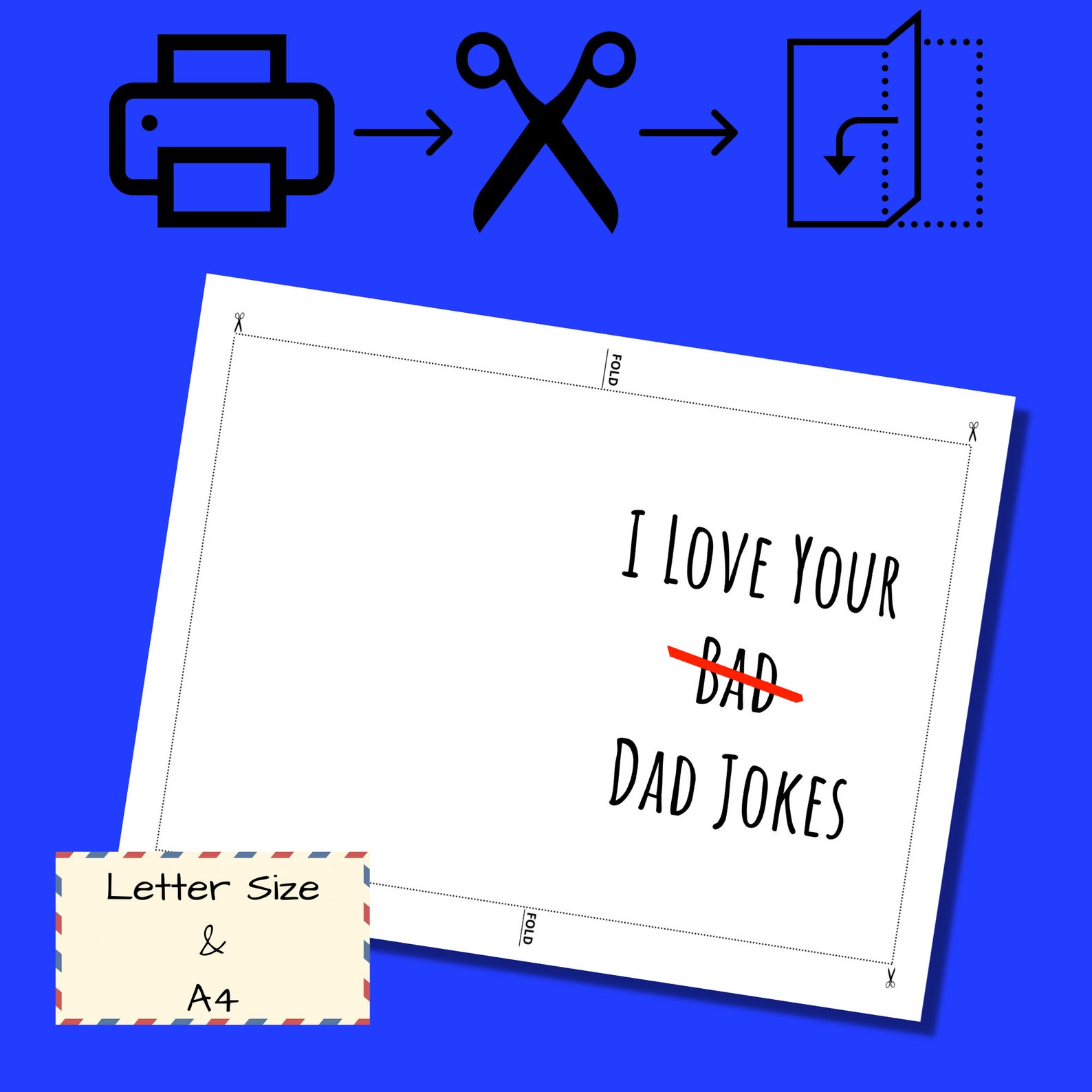 Printable Father's Day Card Funny Card for Dad - Etsy