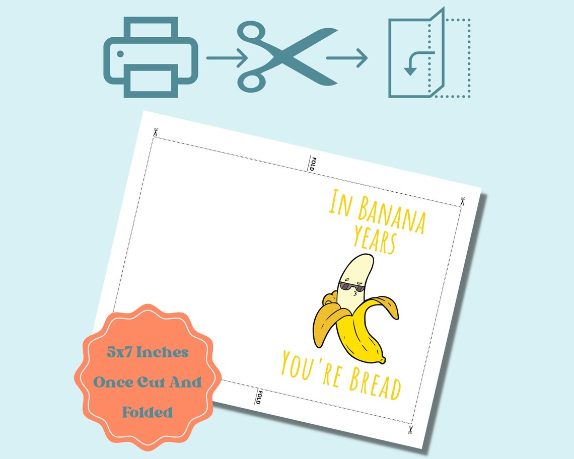 Printable Birthday Card Funny Funny Birthday Card - Etsy