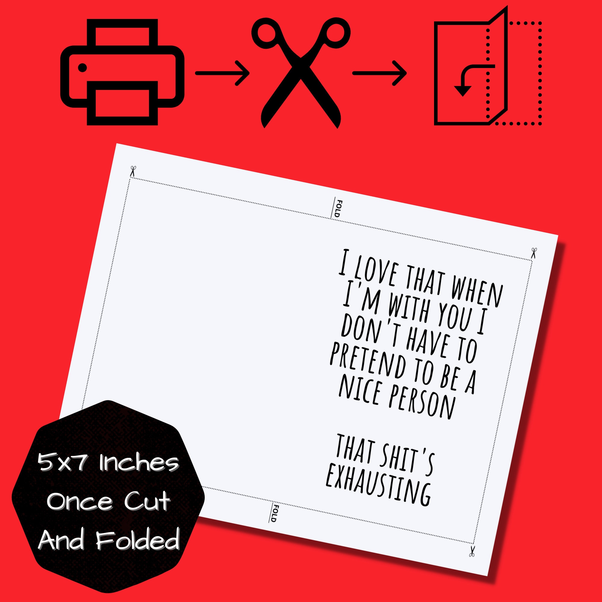 Printable Birthday Card Funny, Funny Birthday Card, Downloadable ...