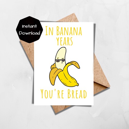 PRINTABLE Pun Plant Birthday Card Instant Download Funny - Etsy