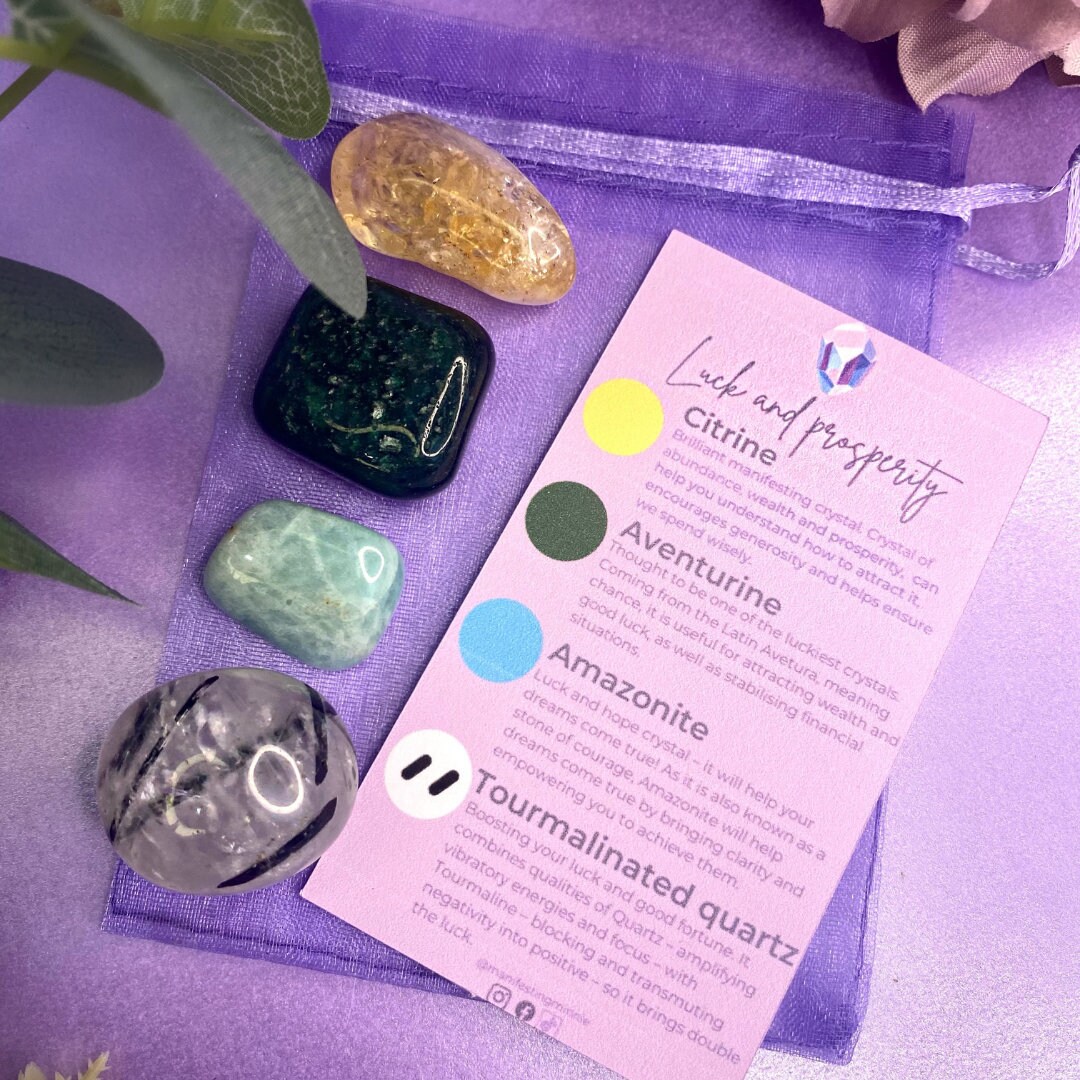 Crystals for Good Luck Luck and Prosperity Crystals Good Luck Charm