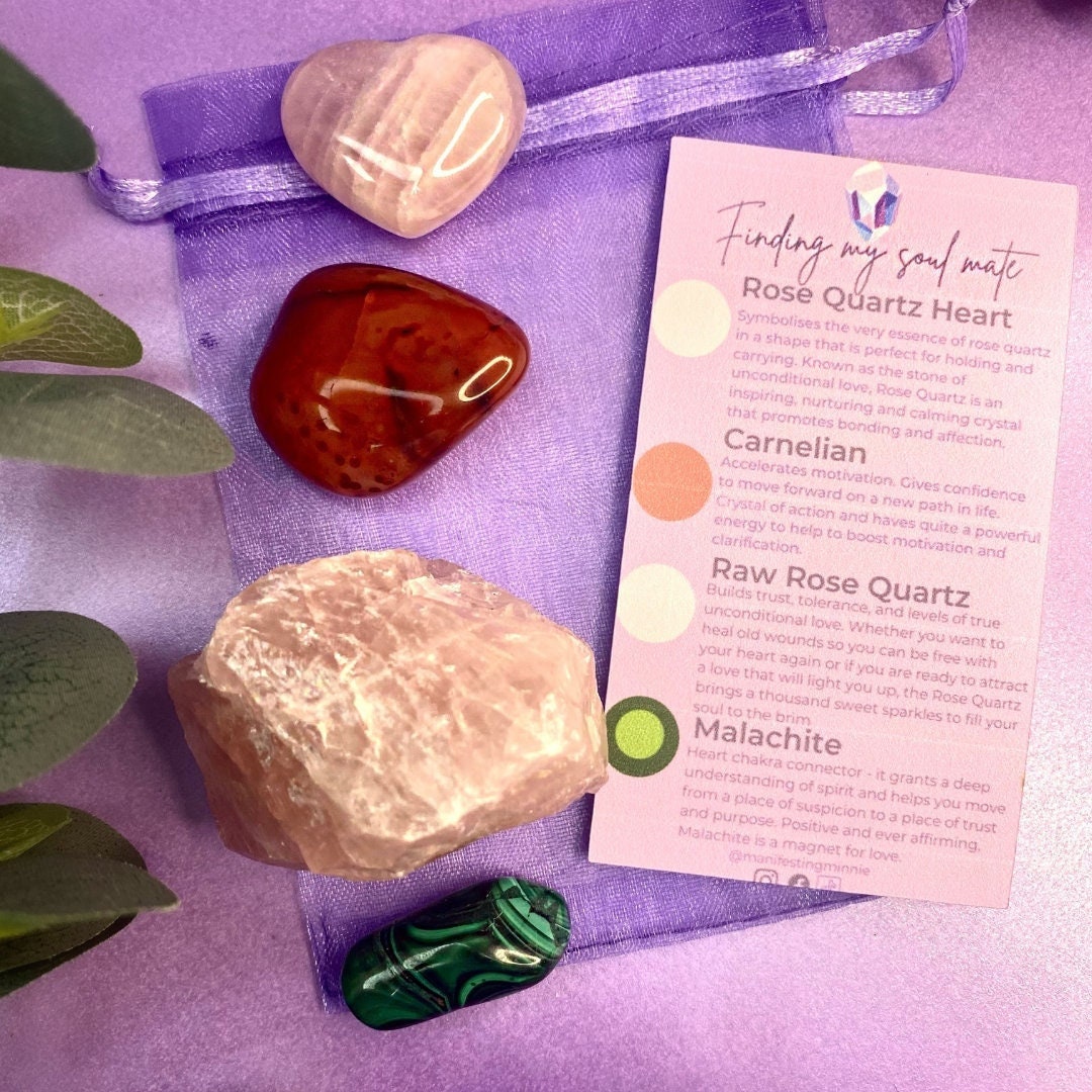 Finding Love Crystals Break up Gift Crystals for Love Divorce Gift