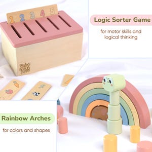 Montessori play box 36m+. Toddler play set image 3