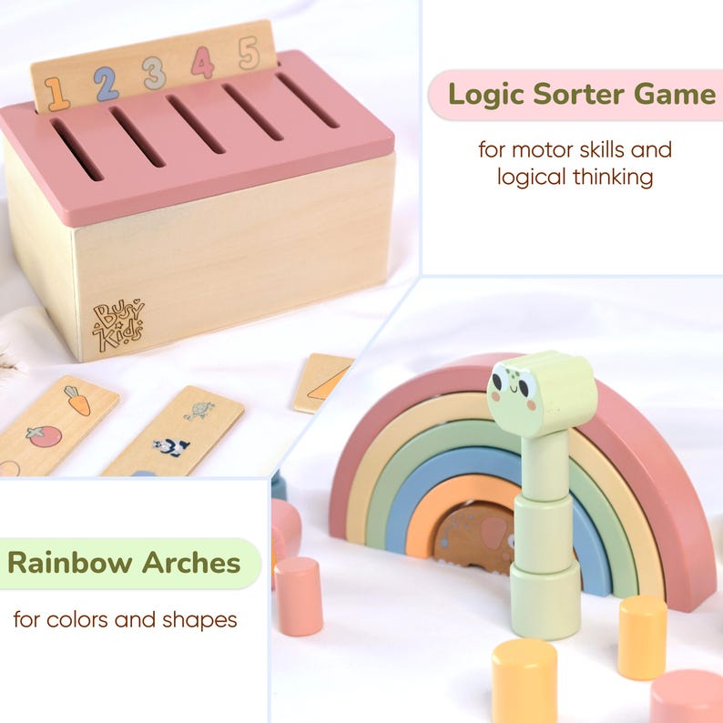 Montessori play box 36m+. Toddler play set image 3