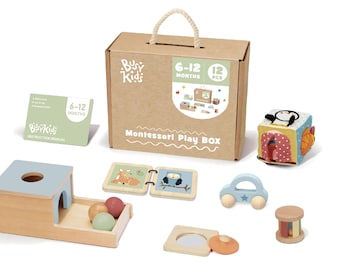 Montessori Baby Toys 6-12 Months – Sensory Development Play Box