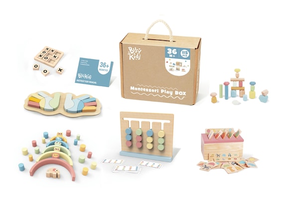 Montessori play box 36m+. Toddler play set