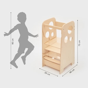 Learning tower. Montessori tower. Kitchen step stool. Helper tower. Montessori furniture