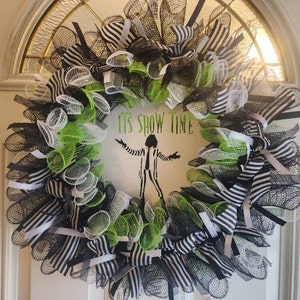 Beetlejuice Wreath