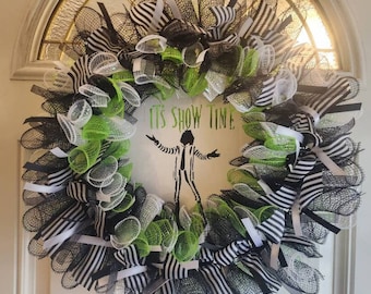 Beetlejuice Wreath