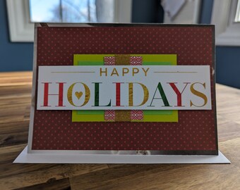 Holiday Wishes | Blank Holiday Greeting Card