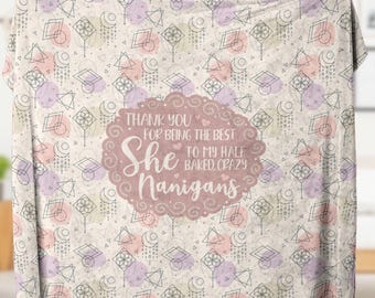 Bestie Sherpa Fleece Blanket – SHEnanigans Gift for Best Friend