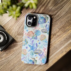 Seashell Phone Case, Beachy Phone Case, Ocean Inspired Style iPhone 12, 13 Pro, 14 Plus, iPhone 15, iPhone 16 Pro Max, Samsung Galaxy S24