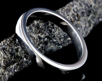The Lady Titanium Wedding Band, Women&#39;s Wedding Rings, Titanium Ring