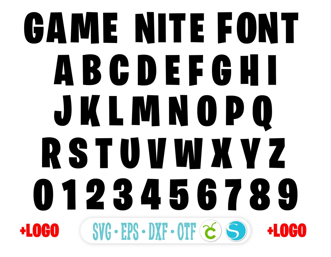Gamer Font Svg Gamer Font Otf Cricut Letters Svg Cut Vector Etsy Israel