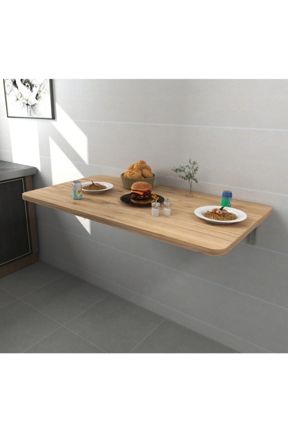 Wall Mounted Folding Dining Table Folding Kitchen Table Etsy