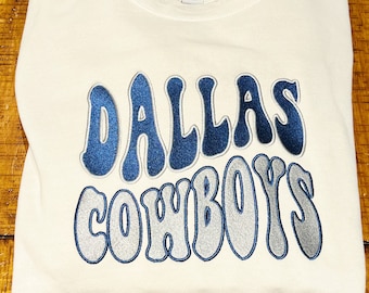 Dallas Cowboys Vintage Inspired Crewneck Sweatshirt - Dallas Cowboys Sweatshirt, Football Sweatshirt, Cozy Crewneck Sweatshirt