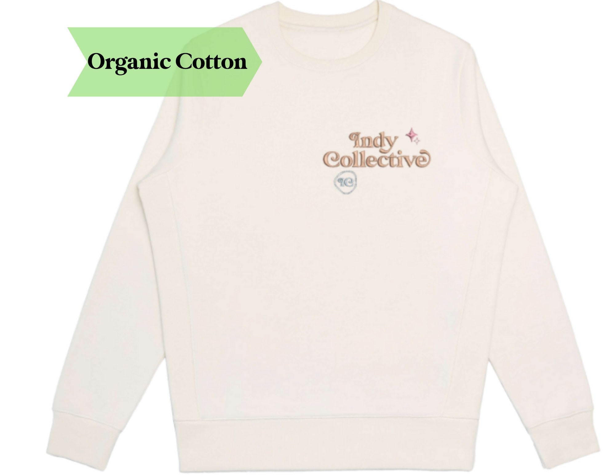 Custom ORGANIC COTTON Embroidered Crewneck Sweatshirt Listing, Custom  Designed Crewneck Sweatshirt, Custom Gift - Etsy