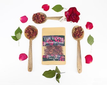 Tuscany Rose Herbal Blend Tea • Soothing and Gorgeously Aromatic • High in Anti-Oxidants and Vitamin C • 100% Pure Natural Ingredients