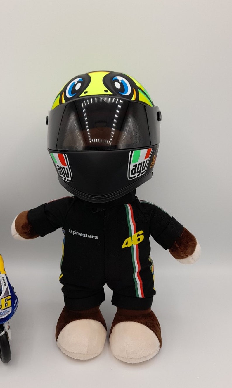 London Teddy Bears Biker Bear: Orsetto Peluche Da Motociclista 20cm, Morbido, Regalo Originale