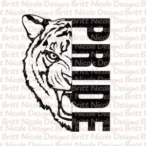 Tiger Pride PNG File, digital download
