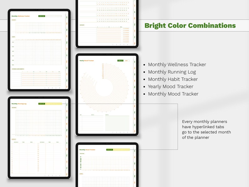 2022 Digital Planner Dated Goodnotes Planner Ipad Planner Etsy