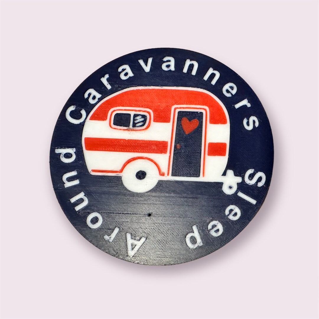 Caravanners Sleep Around Coasters - Caravan Gifts - Etsy
