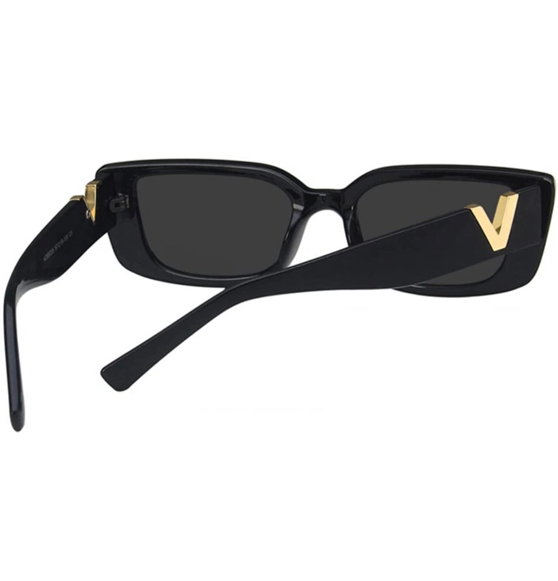 Black Sunglasses Black Sunglasses V Black Sunglasses Gold V - Etsy