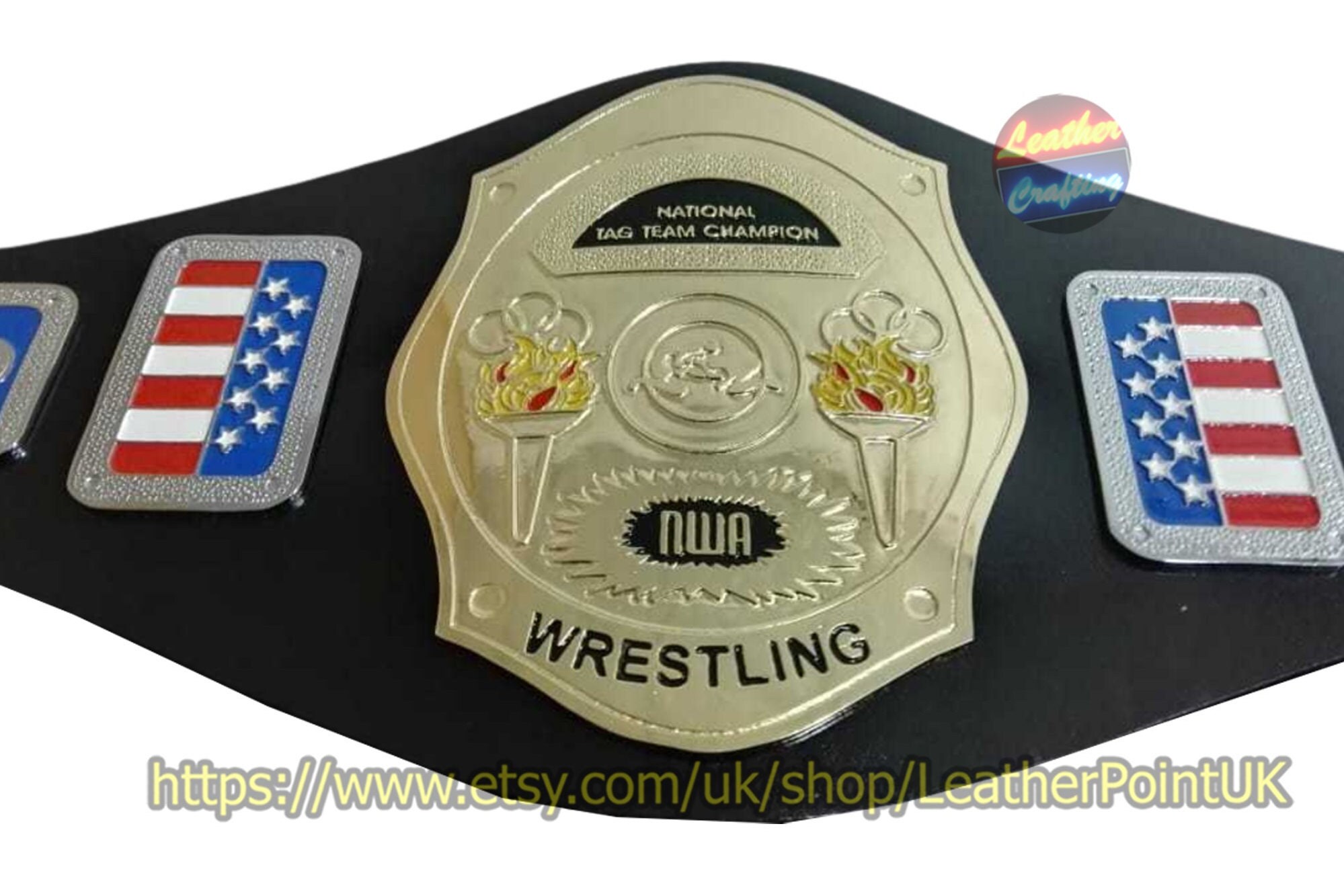 NWA Domed Globe Heavyweight Championship Belt Pre2021 Version Fandu