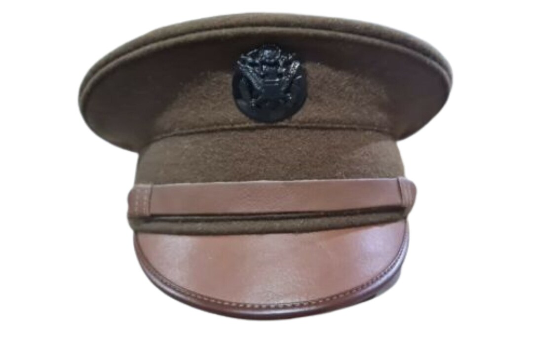 US Army Hat Insignia USA Army Enlisted Man's Visor Caps Etsy