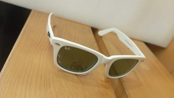 Ray-Ban Milky White Square Sunglasses RB2140 956 … - image 6