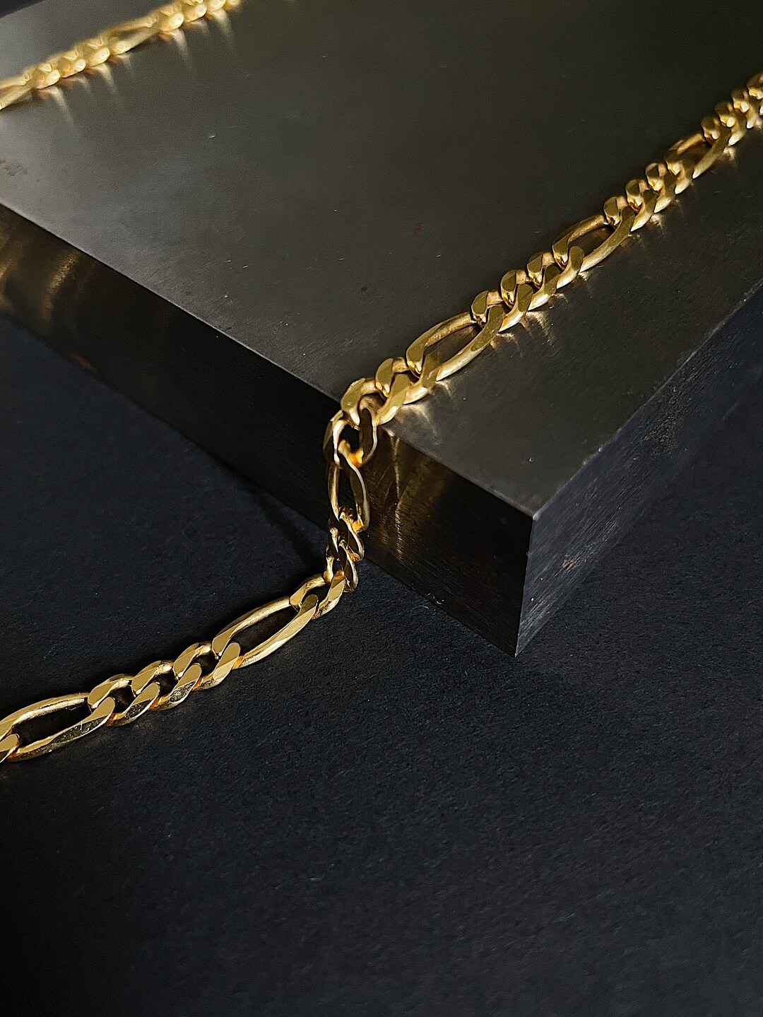Gold vermeil figaro chain Clearance