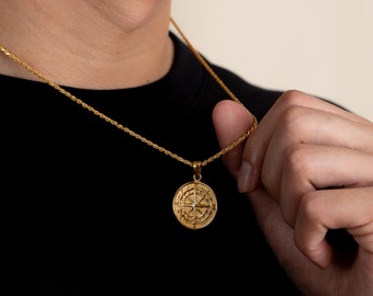 Mens Gold Pendant - Etsy Canada