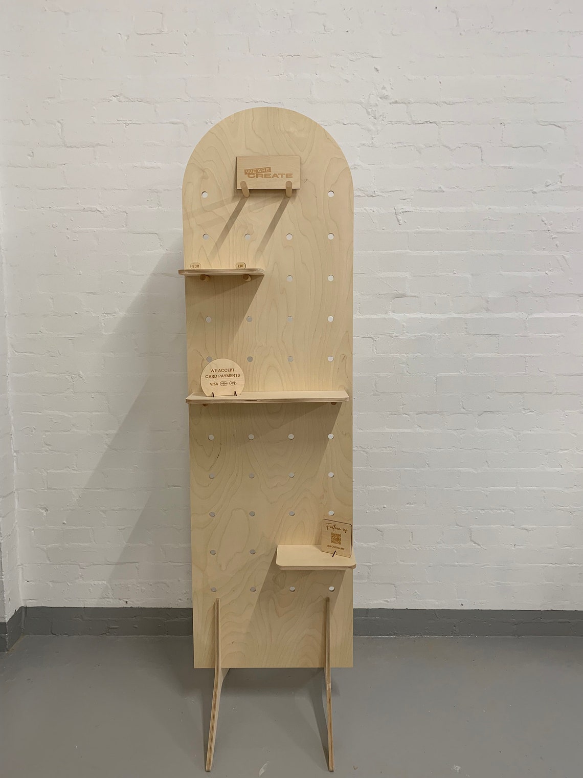 Market Stall Pegboard Craft Fair Pegboard Market Display Stand Craft