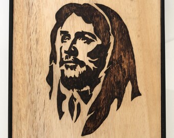 Jesus Wood Burning - Etsy